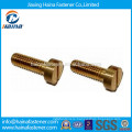 Brass Slotted Cheese Head Machine Screw DIN84 ISO1207